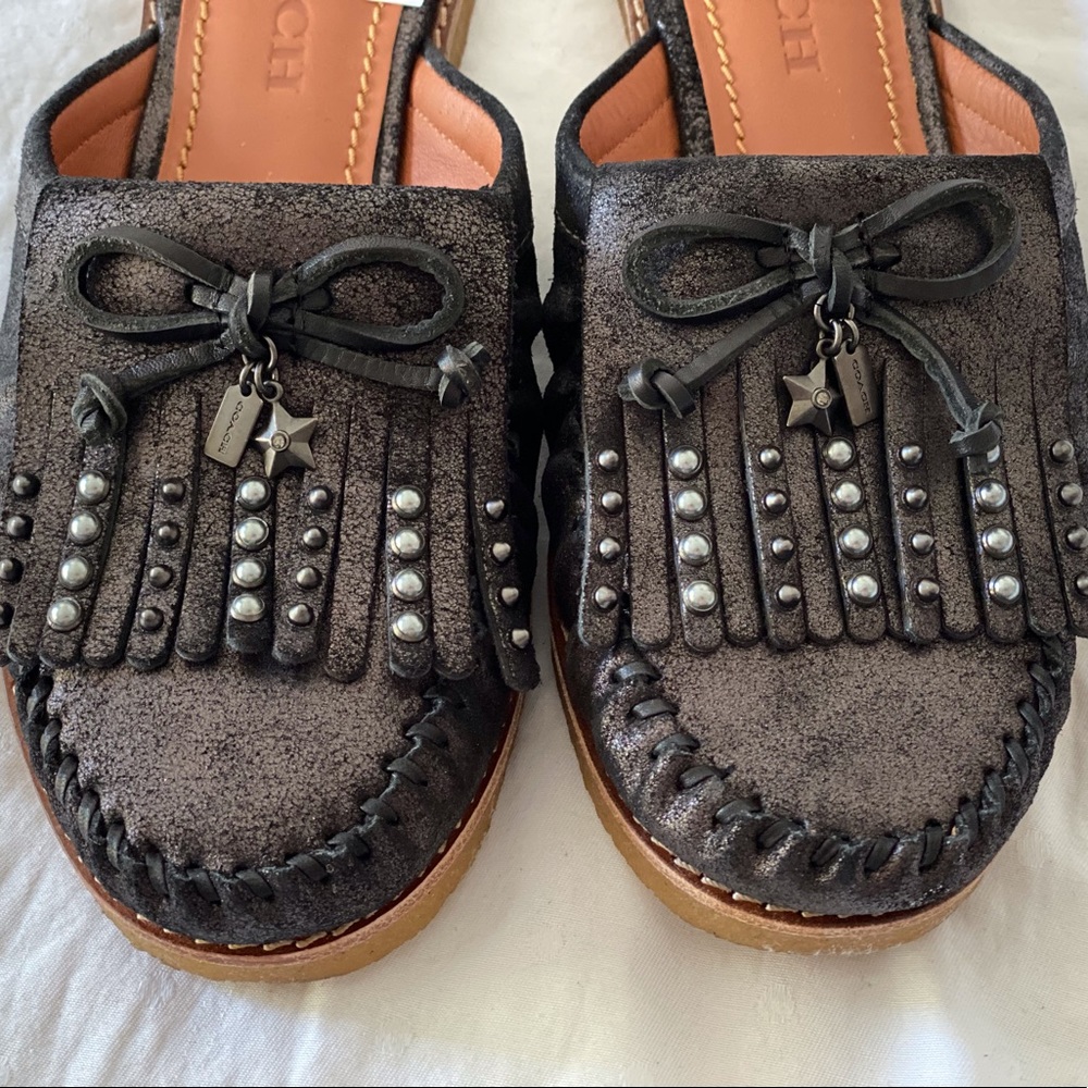 COACH Roccasin Moccasin Loafer Mule, Size 7.5